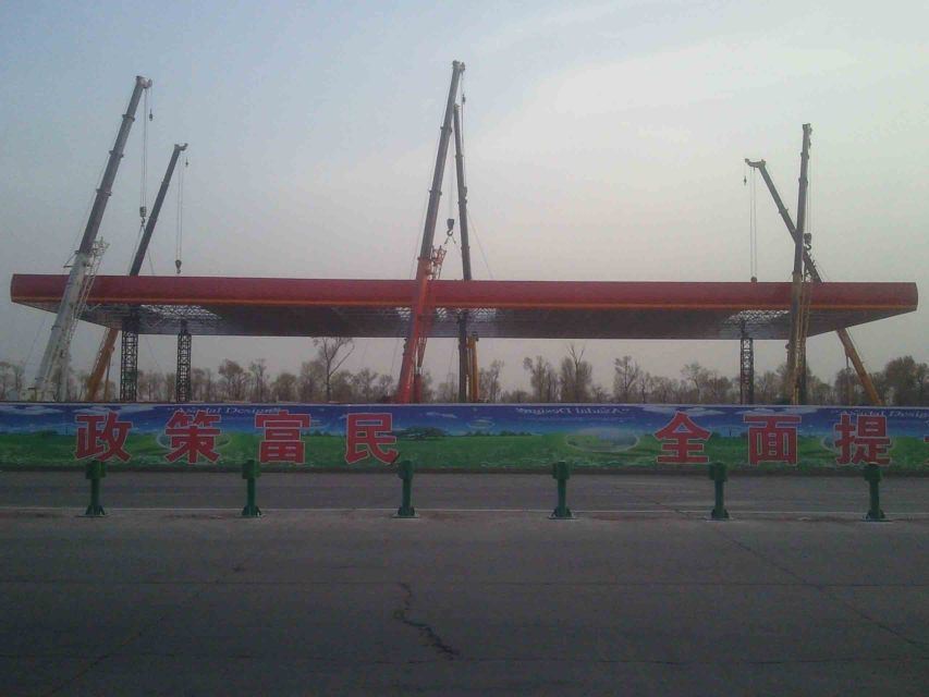 上海加油站网架罩棚